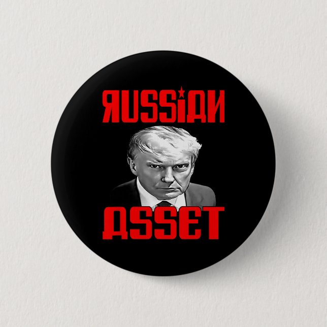 Russian Et - Trump  6 Cm Round Badge (Front)