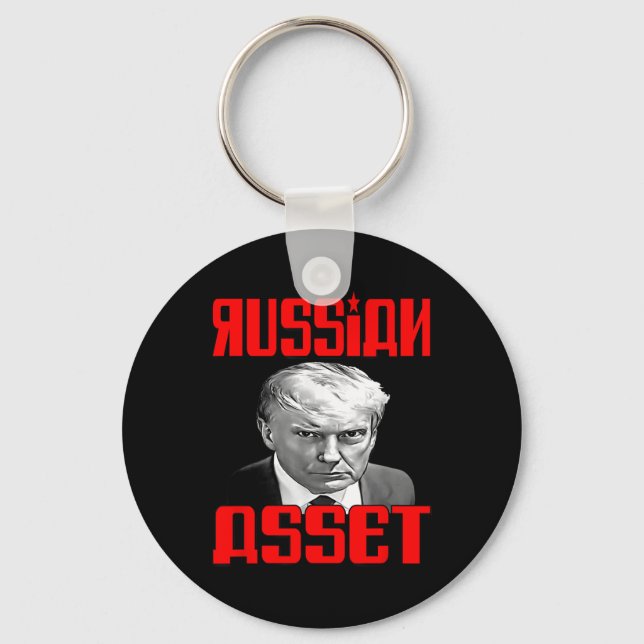 Russian Et - Trump  Key Ring (Front)