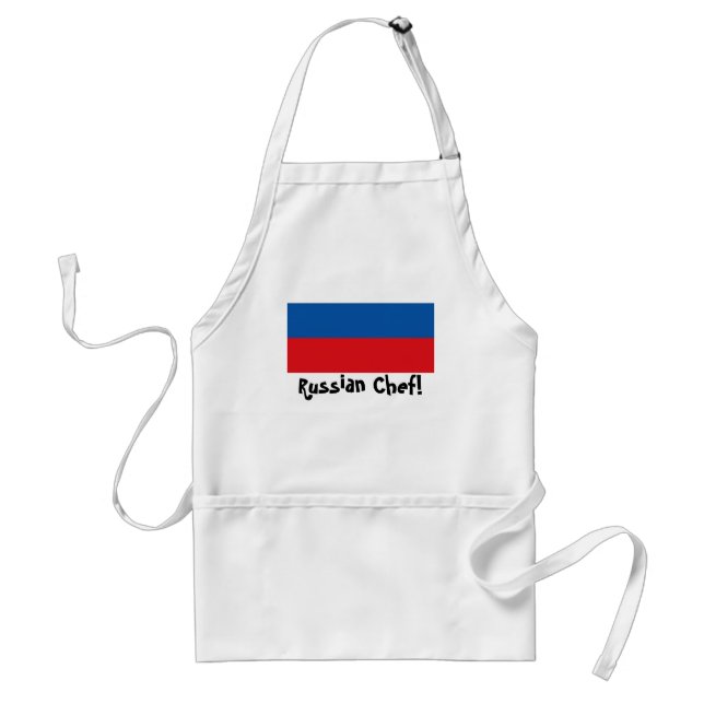 Russian Federation flag Chef apron (Front)