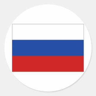 Russian Federation National Flag Classic Round Sticker
