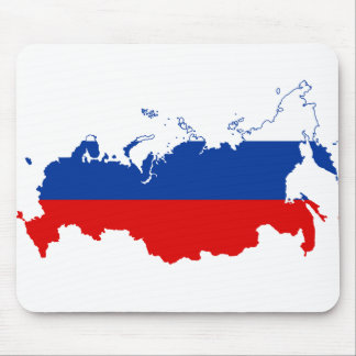RUSSIAN FEDERATION - RUSSIA/FLAG/MAP/COLORS MOUSE MAT