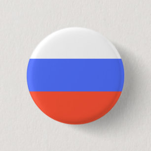 Russian Flag 3 Cm Round Badge