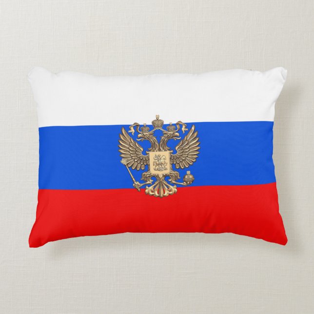 Russian flag decorative cushion (Front)