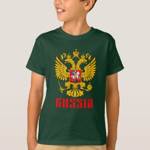 Russian Flag Imperial Eagle Russian Orthodox T-Shirt