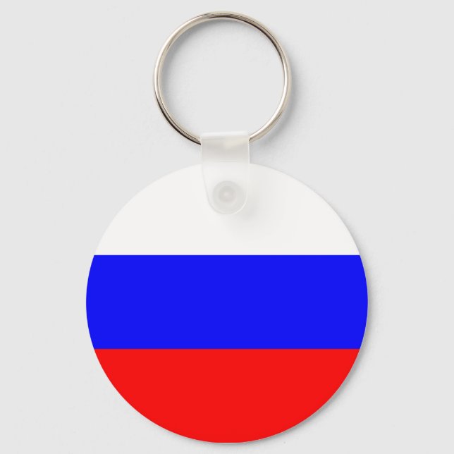Russian Flag Key Chain (Front)