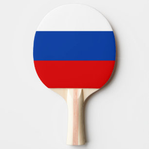 Russian flag ping pong paddle for tabletennis
