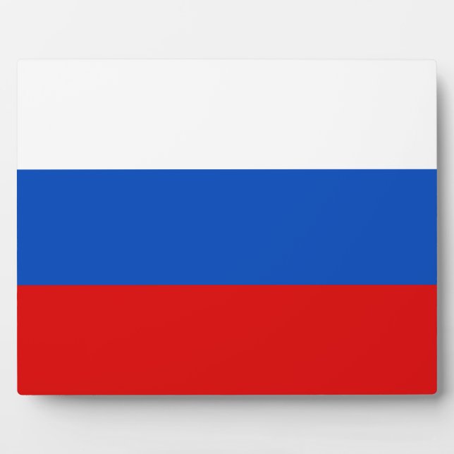 Russian Flag Plaque (Front)