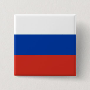 Russian Flag (Russia) 15 Cm Square Badge