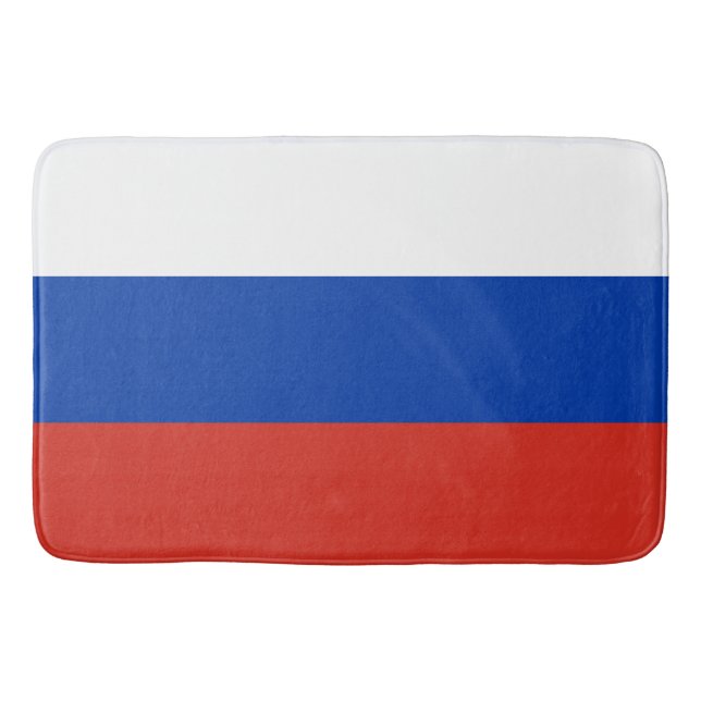 Russian Flag (Russia) Bath Mat (Front)