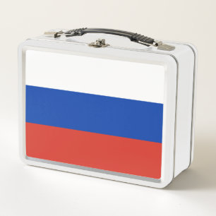 Russian Flag (Russia) Metal Lunch Box