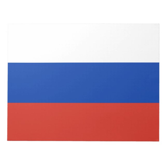 Russian Flag (Russia) Notepad (Front)