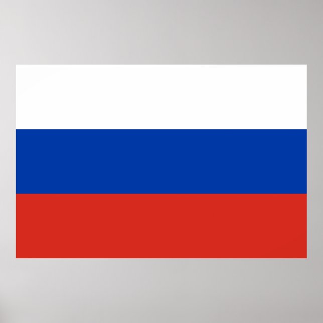 Russian Flag (Russia) Poster (Front)