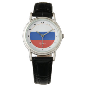 Russian Flag & Russia trendy fashion /design watch