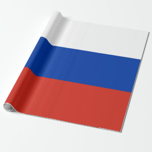 Russian Flag (Russia) Wrapping Paper