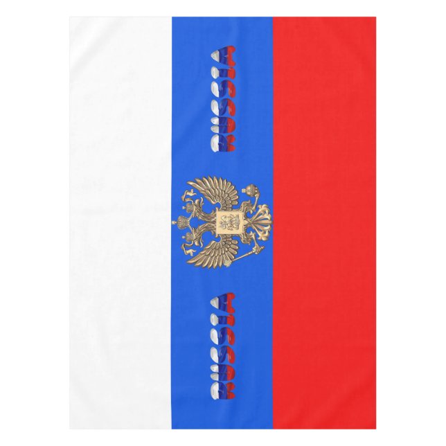 Russian flag tablecloth (Front)