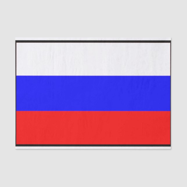Russian Flag Tissue Paper (Front)