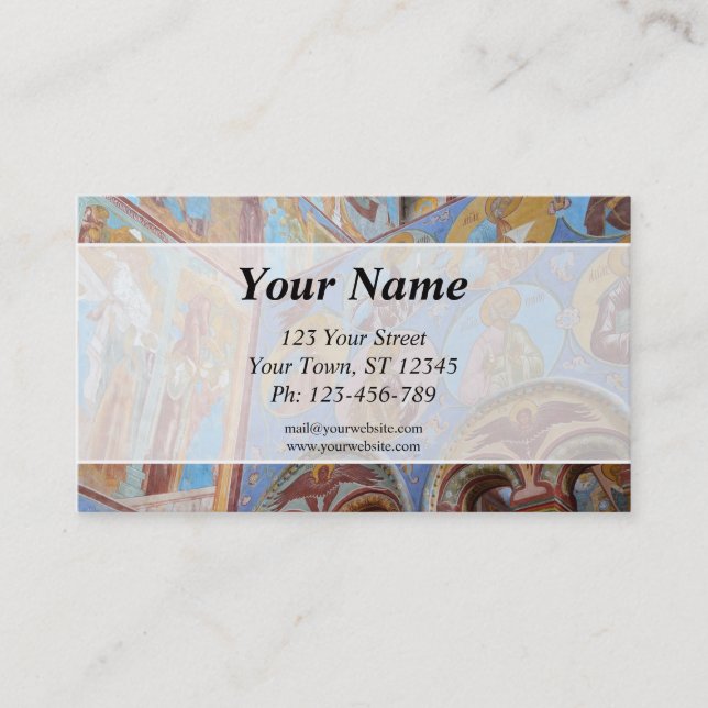 Russian frescoes Business Card (Front)