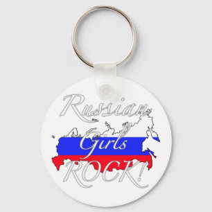 Russian Girls Rock! Key Ring