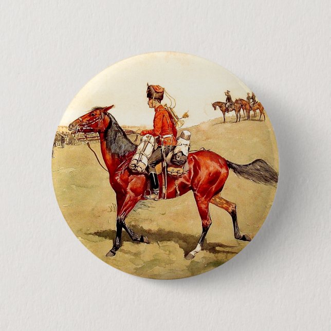Russian Guard 6 Cm Round Badge (Front)