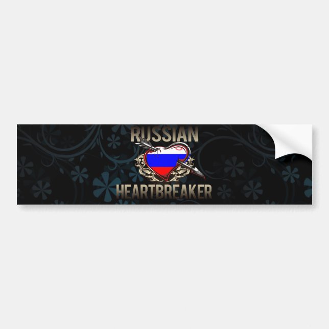 Russian Heartbreaker Bumper Sticker (Front)