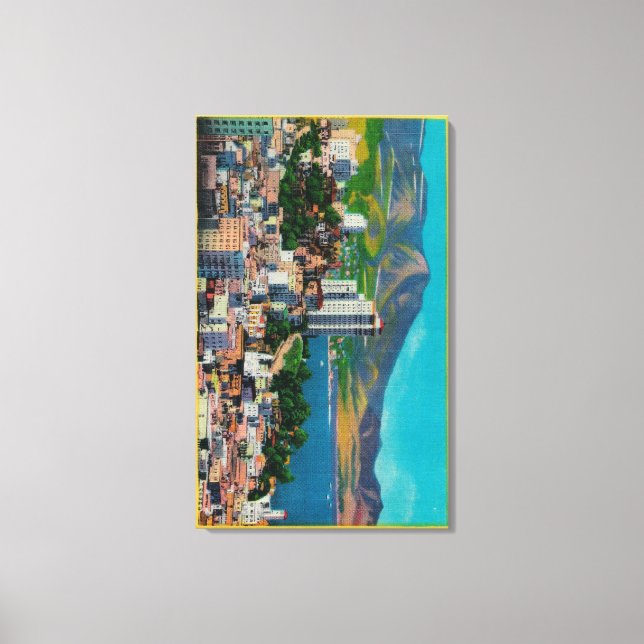 Russian Hill Skyline with Canvas Print (Front)