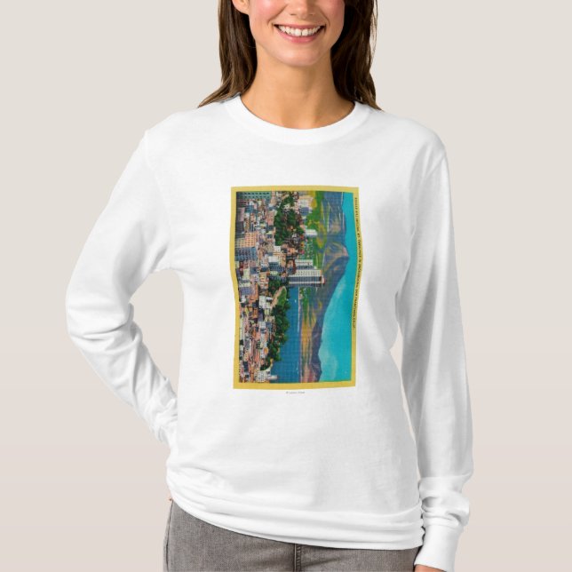 Russian Hill Skyline with T-Shirt (Front)