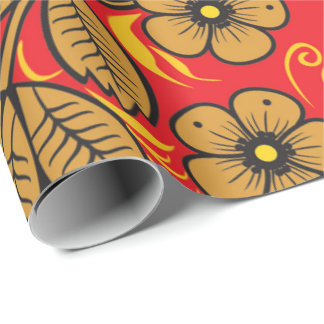 Russian Hohloma Wrapping Paper