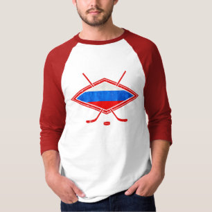 Russian Ice Hockey Flag T-Shirt
