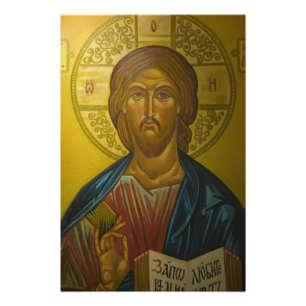 Russian Icon inside Church of St. Sophia / Photo Print