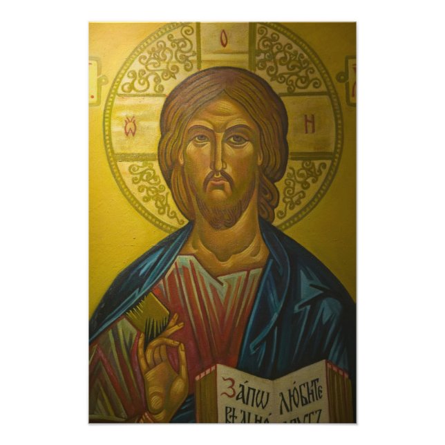 Russian Icon inside Church of St. Sophia / Photo Print (Front)