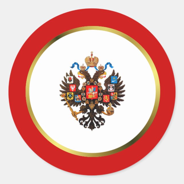 Russian Imperial Crest Stickers (Front)
