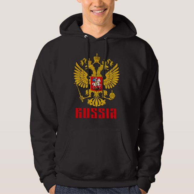 Russian Imperial Eagle Flag Hoodie (Front)