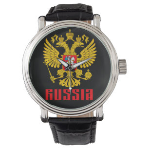 Russian Imperial Eagle Flag Watch