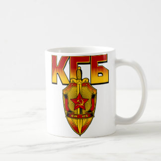 Russian KGB Badge Soviet Era Coffee Mug