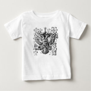Russian Language Day – Vibrant Folk Art Design Baby T-Shirt