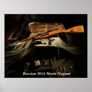 Russian M44 Mosin Nagant Poster