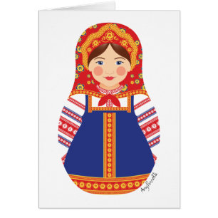 Russian Matryoshka Card