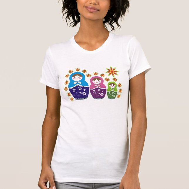 Russian Matryoshka Doll T-shirts (Front)