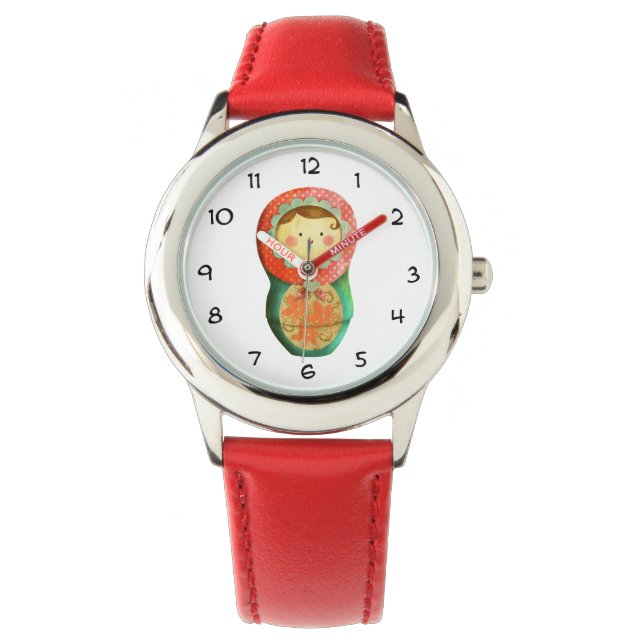 Russian Matryoshka Doll Watch (Front)