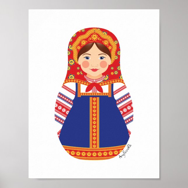 Russian Matryoshka Poster (Front)