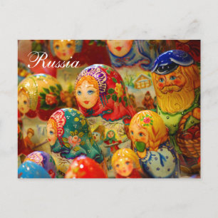 Russian matryoshka's Postcard