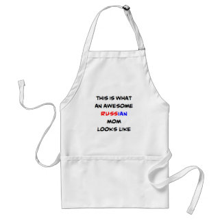 russian mom, awesome standard apron