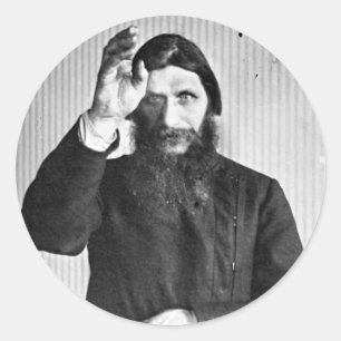 Russian Mystic Grigori Yefimovich Rasputin Classic Round Sticker