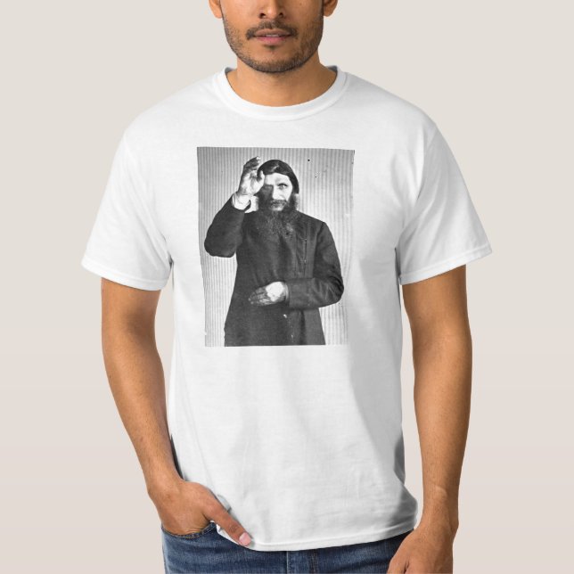 Russian Mystic Grigori Yefimovich Rasputin T-Shirt (Front)
