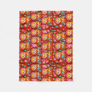 Russian Nesting Doll - Matryoshka Fleece Blanket