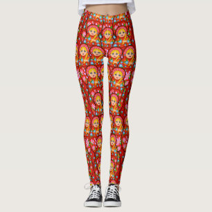 Russian Nesting Doll - Matryoshka Leggings