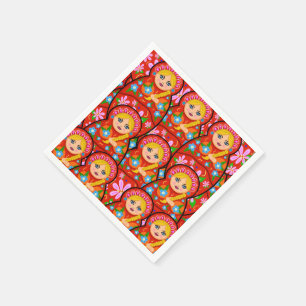 Russian Nesting Doll - Matryoshka Napkin