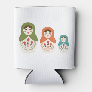 Russian Nesting Dolls Can Cooler