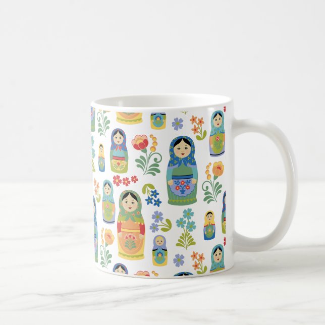 Russian Nesting Dolls Coffee Mug (Right)