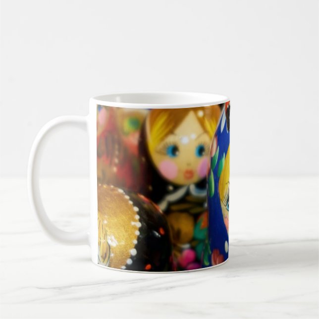 Russian Nesting Dolls Coffee Mug (Left)